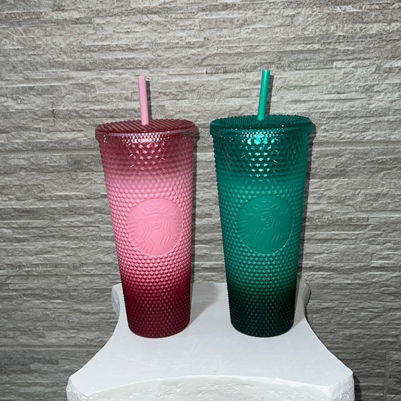 NEW Starbucks Pink OMBRÉ WAXBERRY Tumbler or GREEN OMBRÉ WAXBERRY VENTI TUMBLER